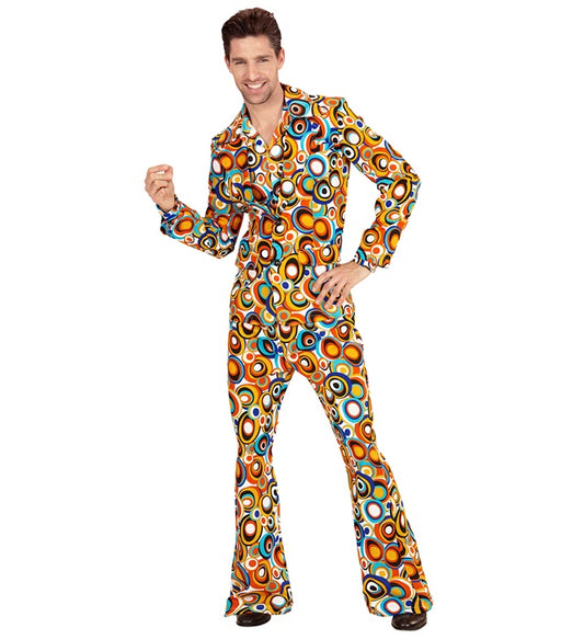 The 70S Groovy Style - Bubbles Jacket, Pants