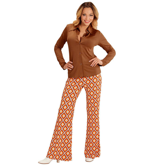 The 70S Groovy Style - Brown Shirt