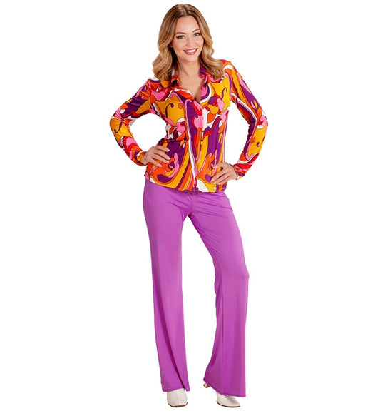The 70S Groovy Style - Orchid Shirt