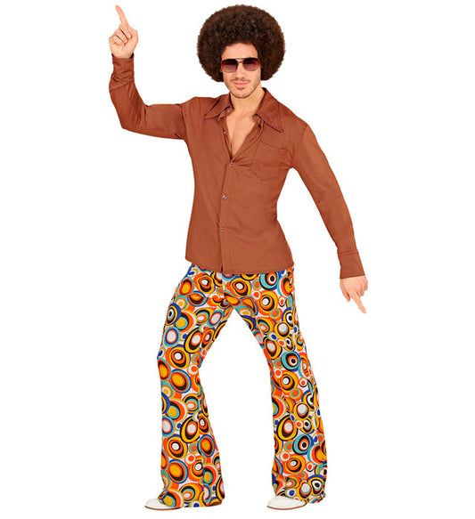 The 70S Groovy Style - Brown Shirt
