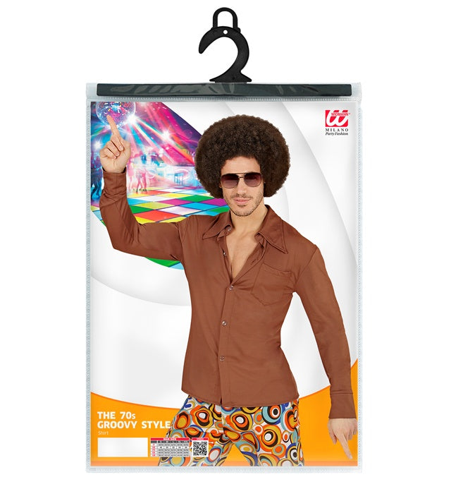 The 70S Groovy Style - Brown Shirt