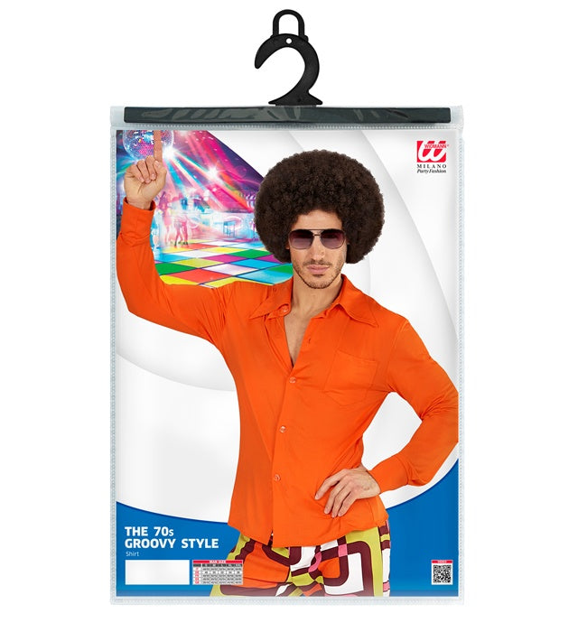 The 70S Groovy Style - Orange Shirt