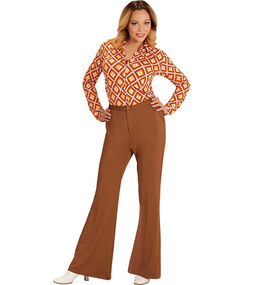 The 70S Groovy Style - Brown Pants