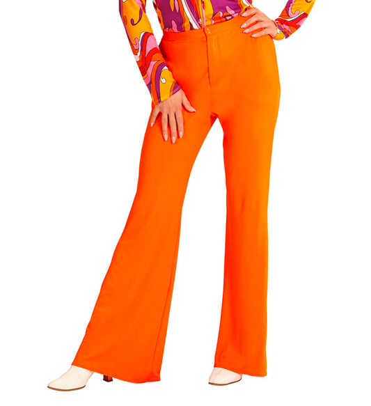 The 70S Groovy Style - Orange Pants