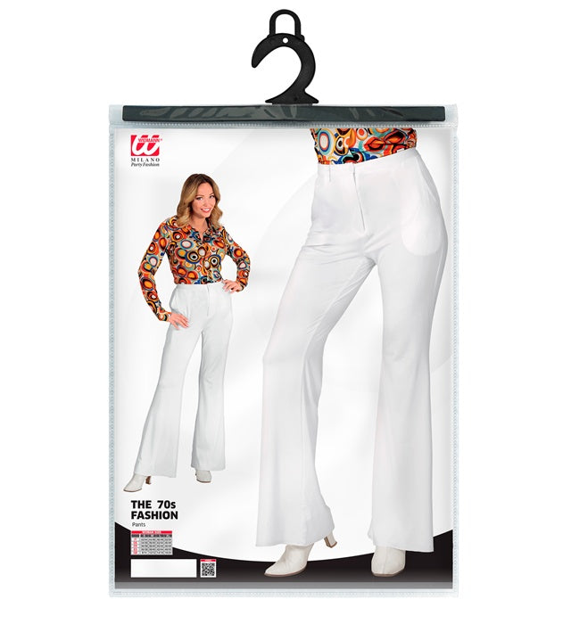 The 70S Groovy Style - White Pants