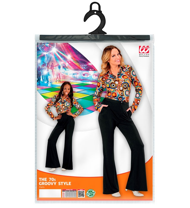 The 70S Groovy Style - Black Pants