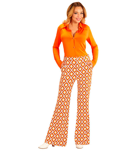 The 70S Groovy Style - Rhombus Pants