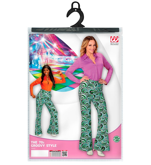 The 70S Groovy Style - Waves Pants