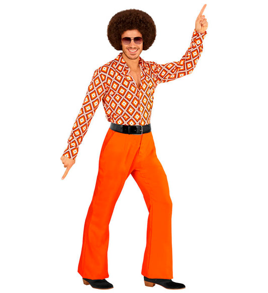 The 70S Groovy Style - Orange Pants