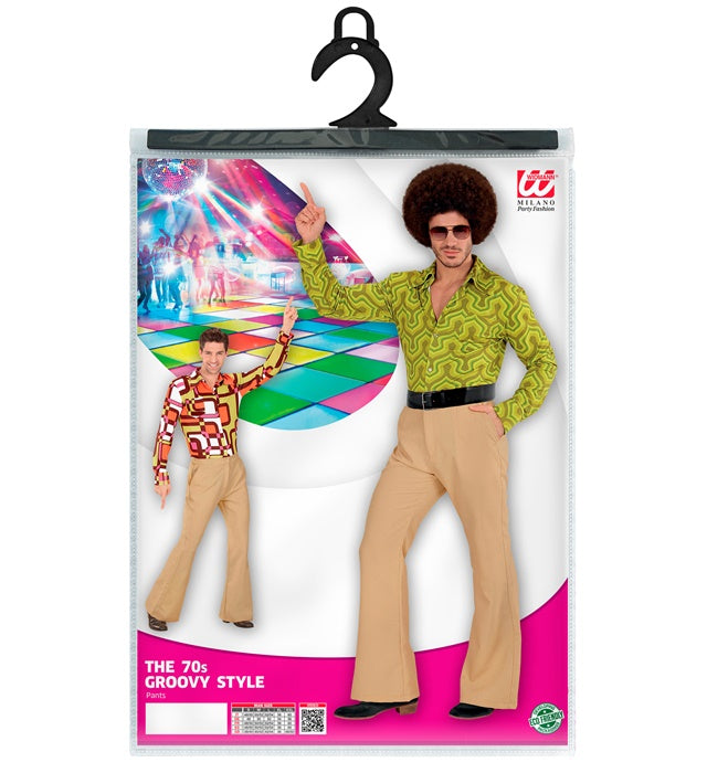 The 70S Groovy Style - Beige Pants