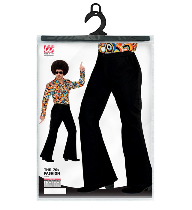 The 70S Groovy Style - Black Pants