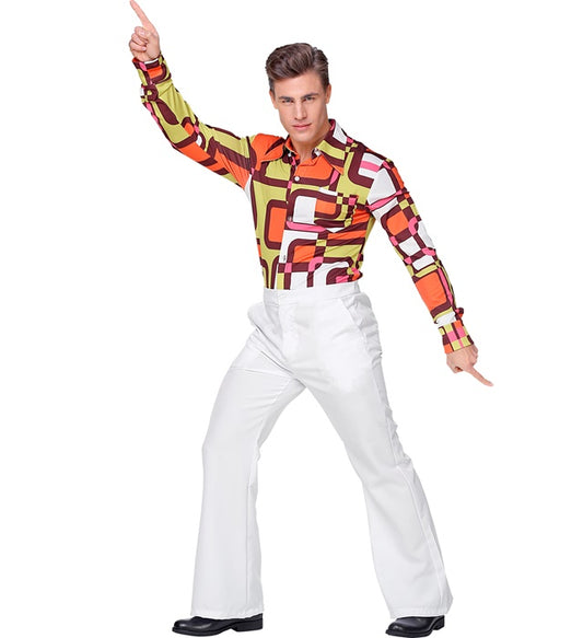 The 70S Groovy Style - White Pants