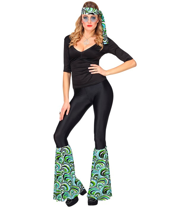 The 70S Groovy Style - Waves Headband & Leg Warmers