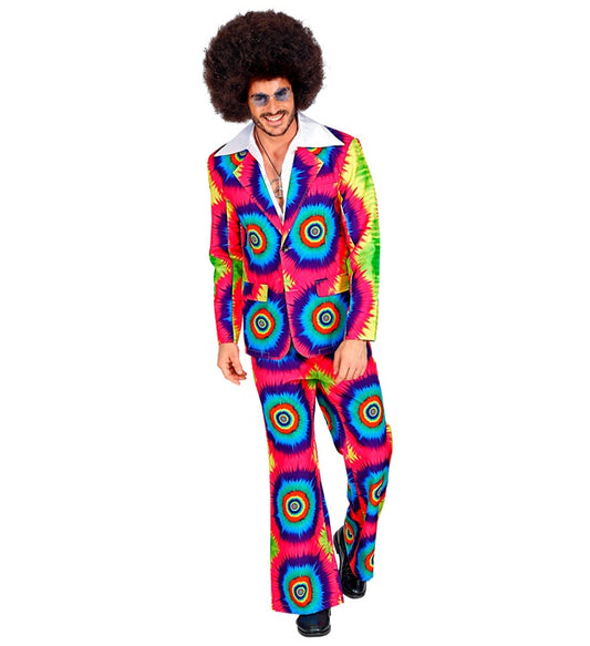 The 70S Groovy Style - Tie Dye Jacket, Pants