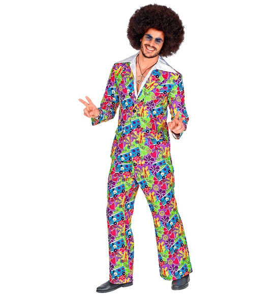 The 60S Fashion - Peace Bus Jacket, Pants