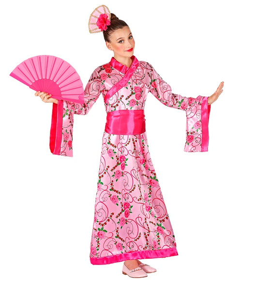 Asian Princess Kimono With Belt, Headpiece
