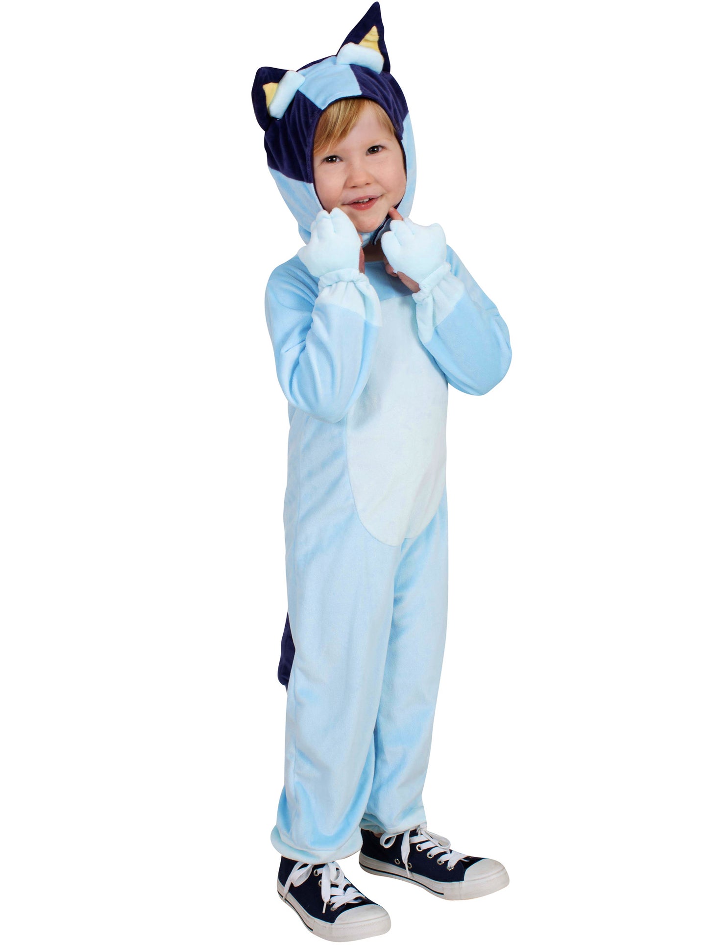 Bluey Child Comfywear Plush Jumpsuit with Detachable Headpiece and Tail 3
