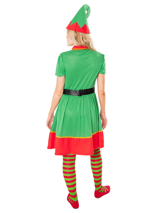 Elf Dress Costume and Hat for Women 2