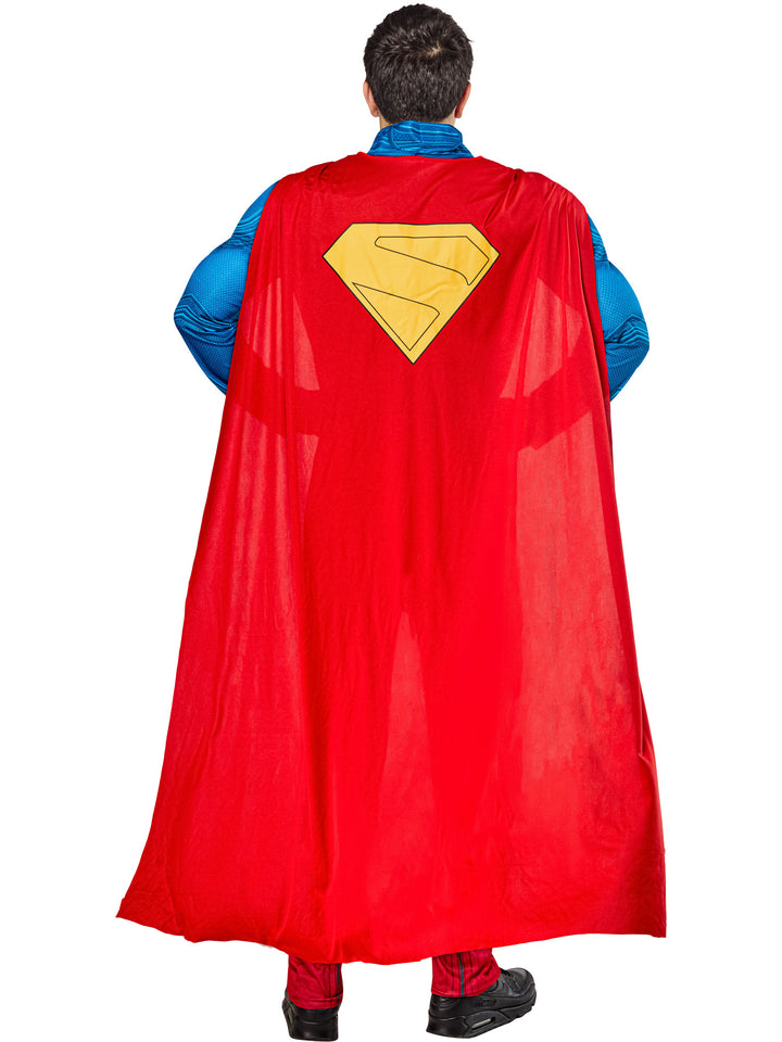 Superman Mens Costume Deluxe Jumpsuit Cape Superhero