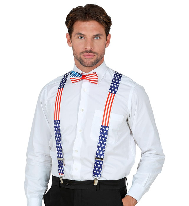 U.S.A. Braces & Bow Tie