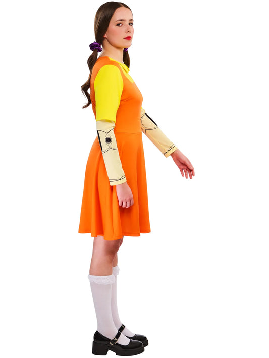 Squid Games Girl Doll Costume for Women 2