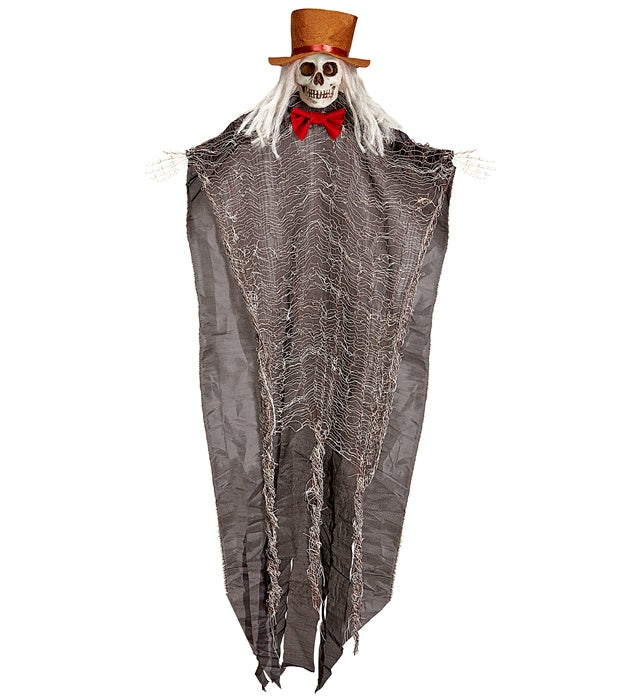 Skeleton Groom With Blinking Light-Up Head 105 Cm