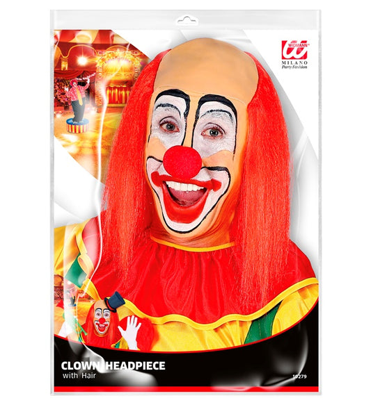 Clown Headpiece With Red Hair
