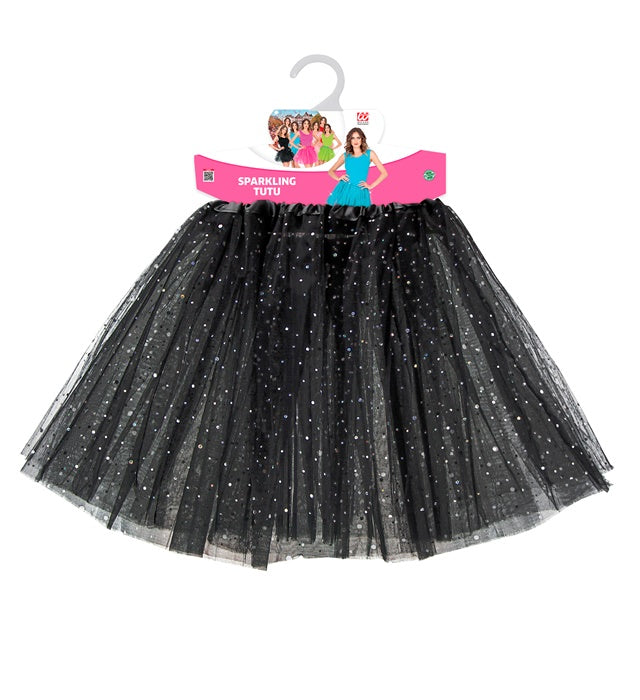 Black Sparkling Tutu 40 Cm