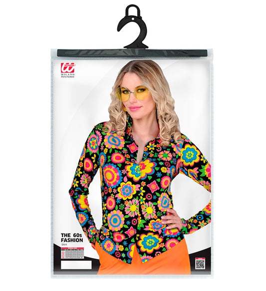 The 60S Fashion - Colorful Flowers Shirt