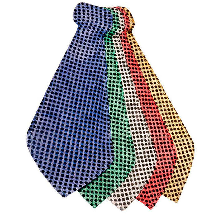 Sequin Necktie 5 Colors Ass.