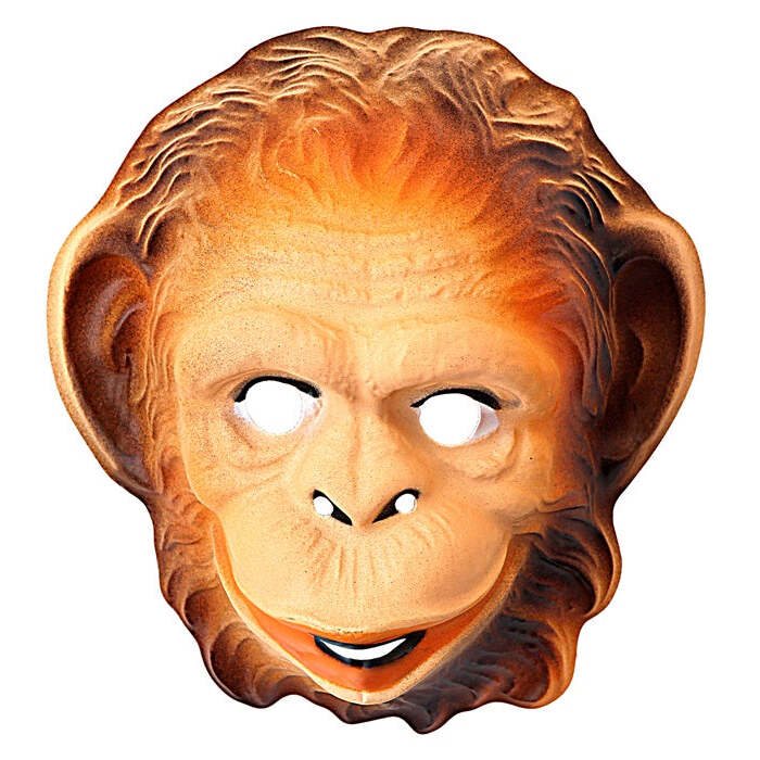 Monkey Mask Plastic