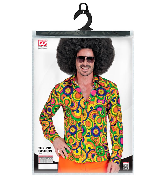The 70S Groovy Style - Yellow Circles Shirt