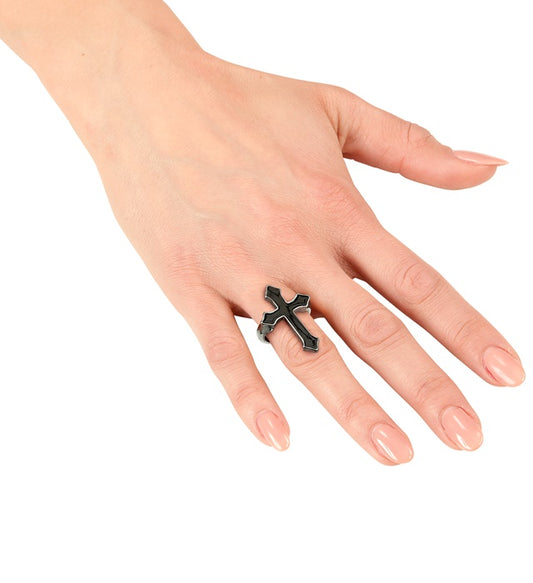 Ring Cross Black