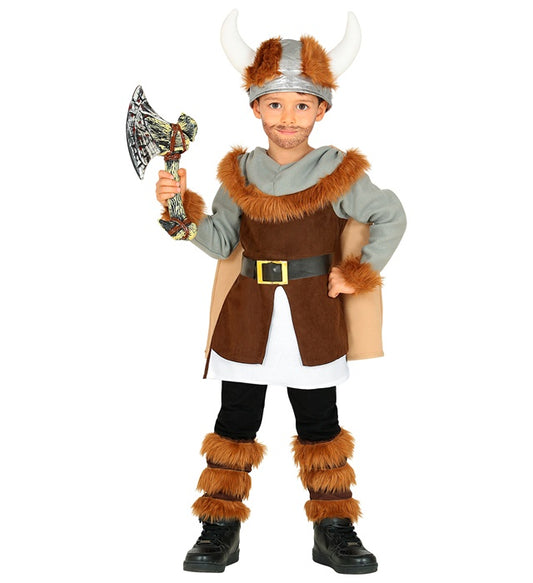 Viking Tunic With Belt And Cape, Boot Tops, Helmet