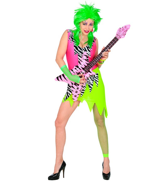 The 80S Fashion Dress, Fingerless Fishnet Gloves
