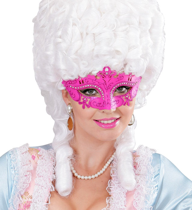 Pink Venice Eyemask And Rhinestones