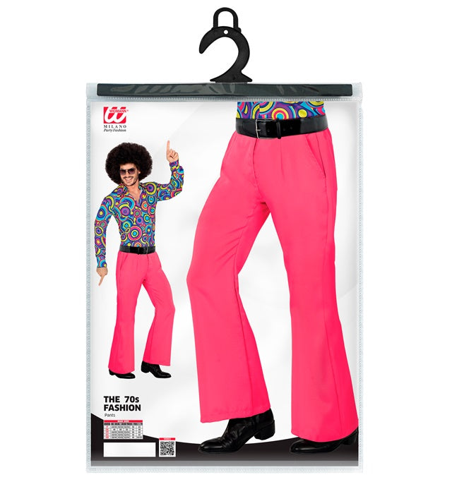 The 70S Groovy Style - Hot Pink Pants