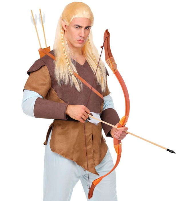 Bow And Arrow Set Bow 103 Cm, Quiver, 3 Arrows 53 Cm