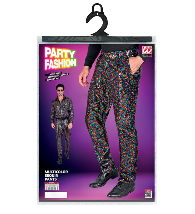 Party Fashion Pants Multicolor Sequin Pants