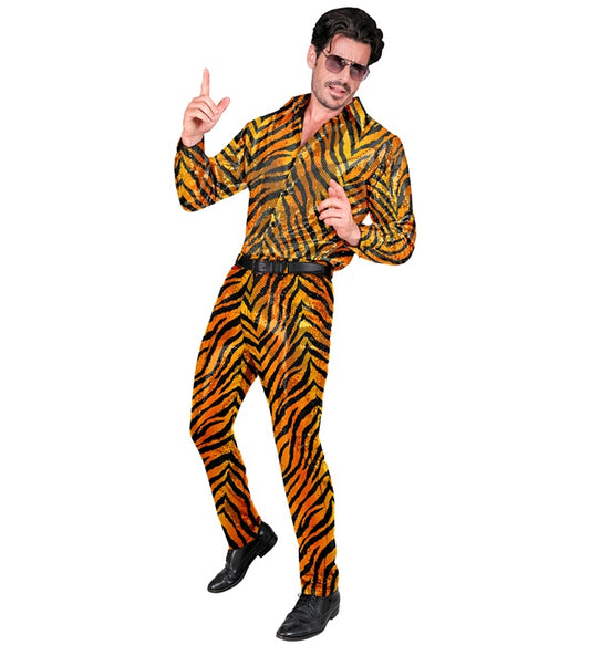 Party Fashion Pants Animalier Tiger Sequin Pants