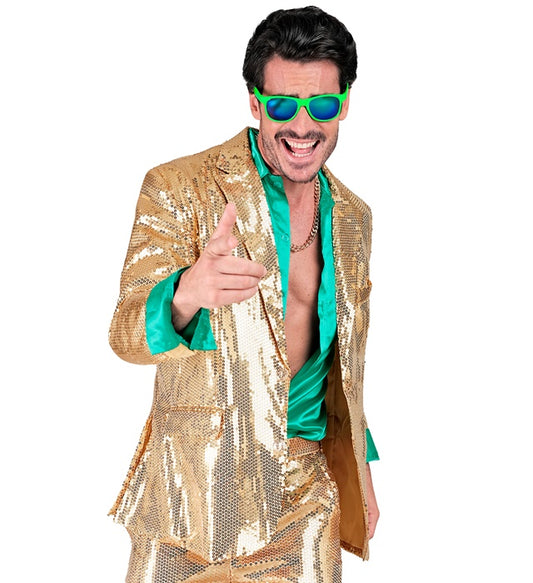 Party Fashion Jacket Gold Sequin Jacket