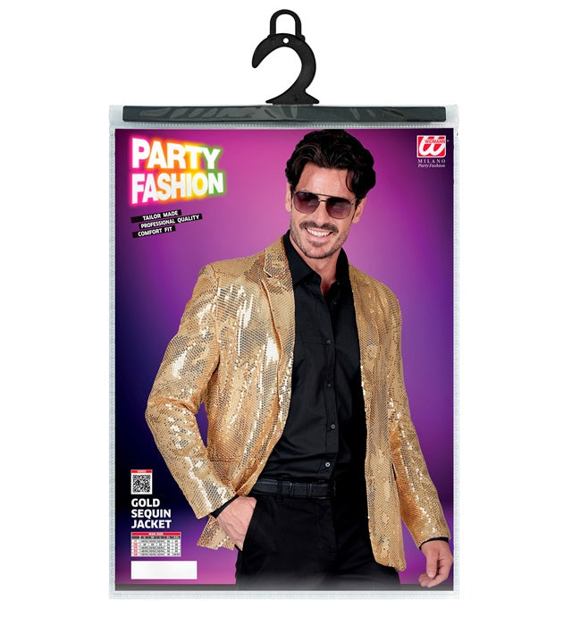 Party Fashion Jacket Gold Sequin Jacket