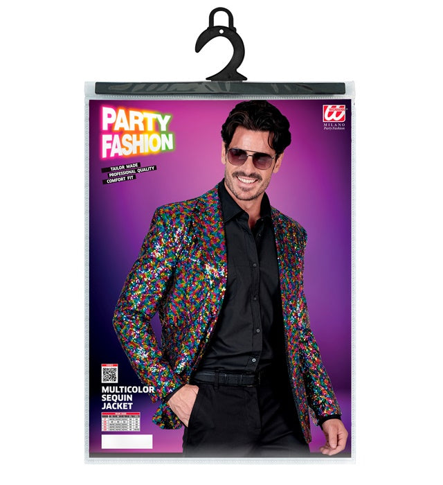 Party Fashion Jacket Multicolor Sequin Jacket
