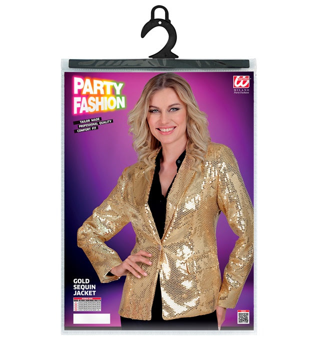 Party Fashion Jacket Gold Sequin Jacket