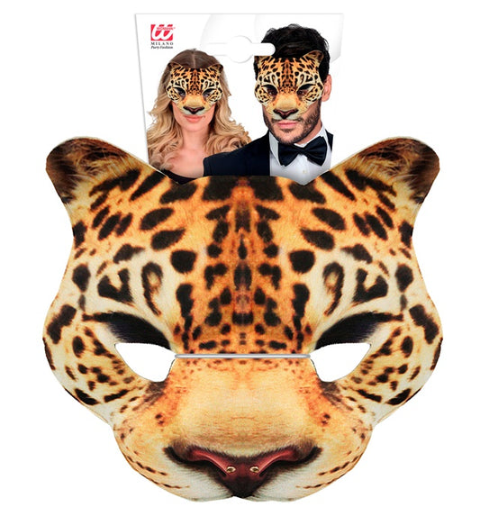 Chinless Leopard Mask In Fabric