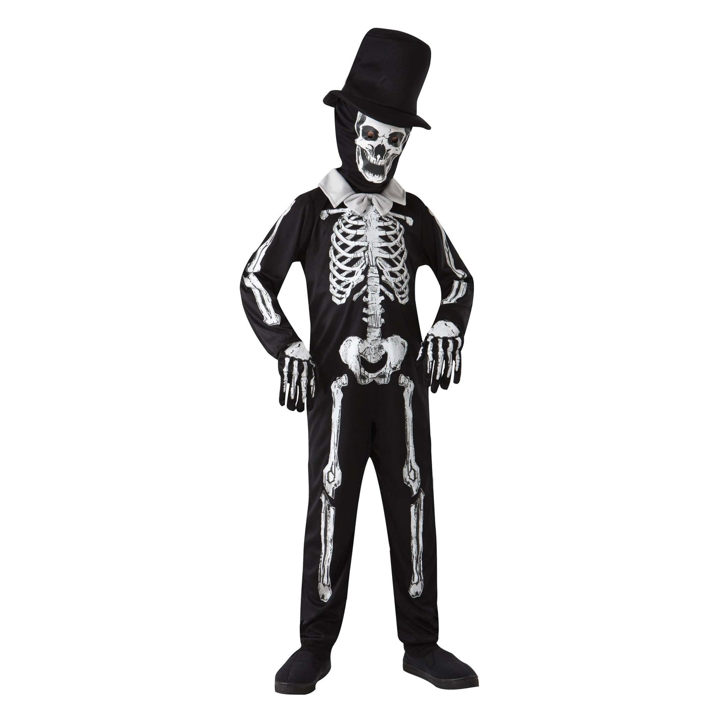 Skeleton Bone Zombie Childrens Costume 1