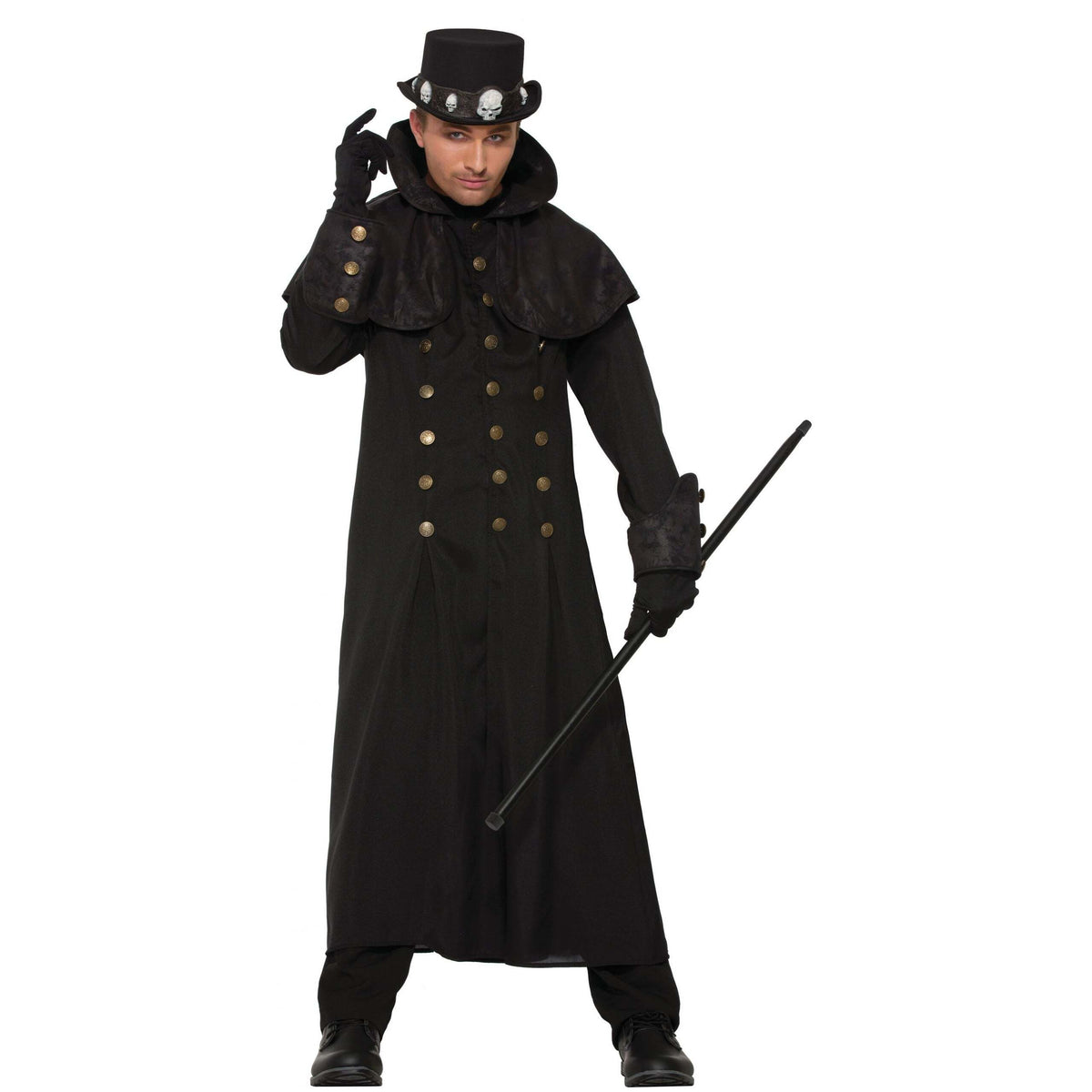 Wizards Warlock Coat Adult Costume Male Upto Chest Size 42" 1