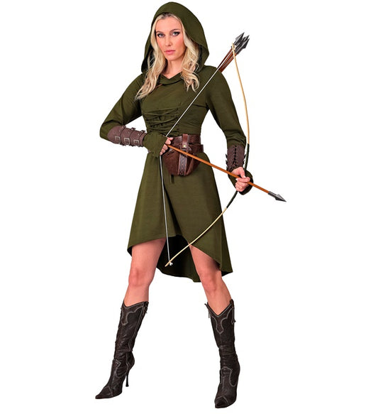 Medieval Gothic Hooded Dress