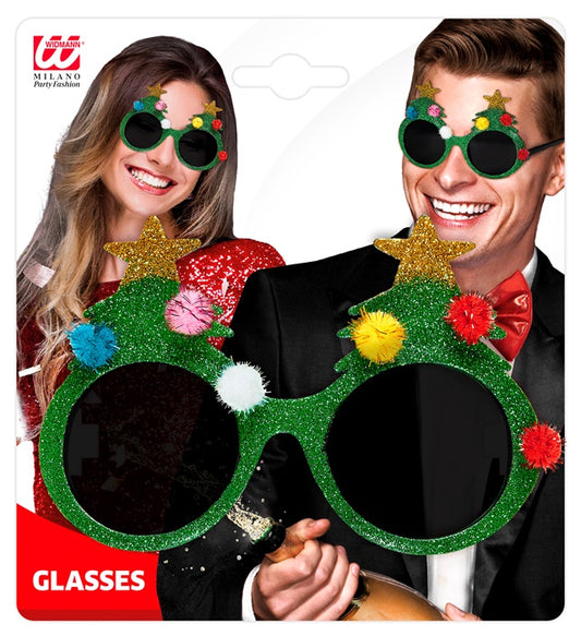 Christmas Tree Glasses