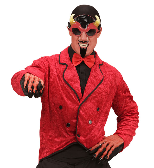 Devil Glasses With Moustache & Goatee Beard